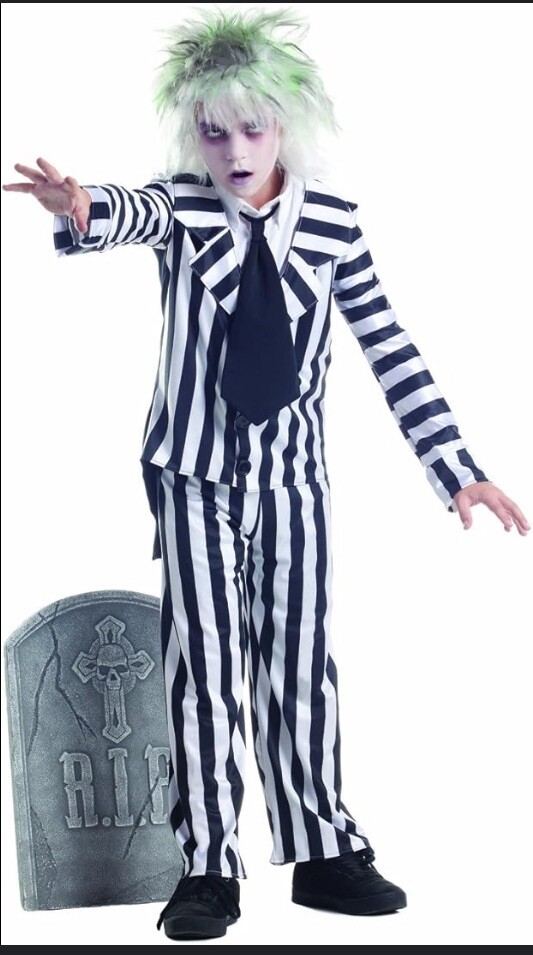 Graveyard Ghost Costume Big Boys' large 12-14