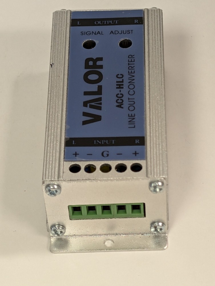 VALOR ADJUSTABLE LINE OUTPUT CONVERTER