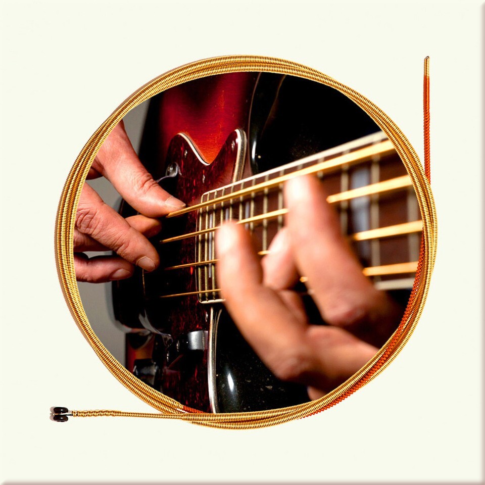 Optima MAXIFLEX 24K GOLD 4 String Bass Regular Light .045-.100 Short Scale