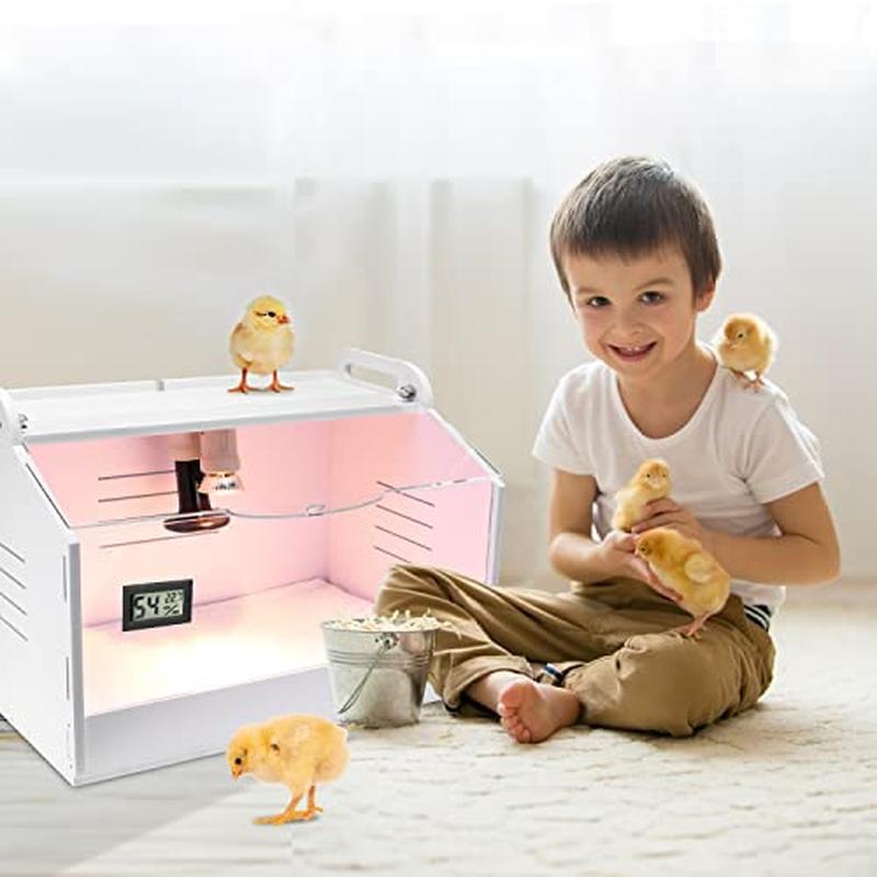 Intelligent Brooder Box Chicks Quail Birds Manual Incubator Heating Display New