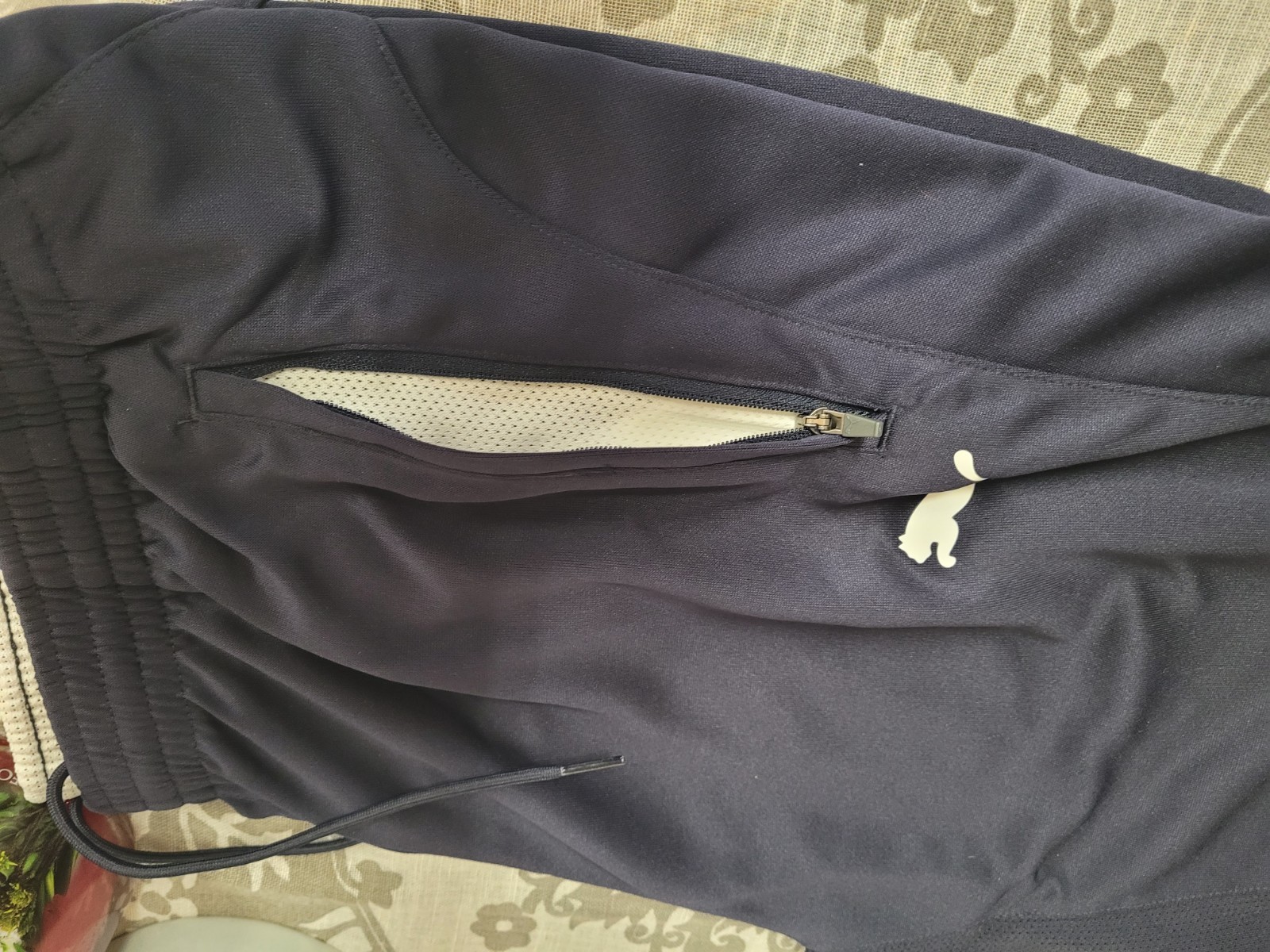 Puma Mens Traing Pants Navy White XL