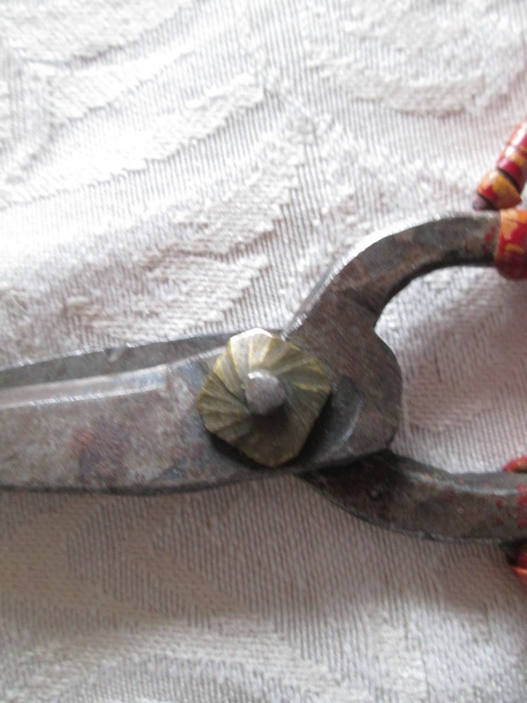 Vintage Bonsai pruning scissors shears wicker handles 5”