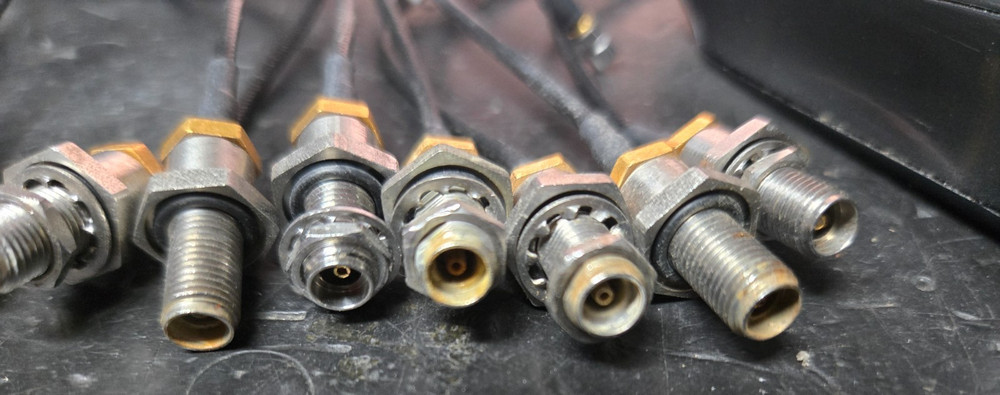 12x Precision RF Cable Assemblies – 3.5mm Air‑Dielectric to Mini Threaded RF – 7