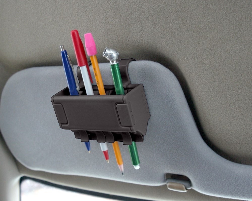 Pen Grip, Pencil Holder in Black (1 Pack)
