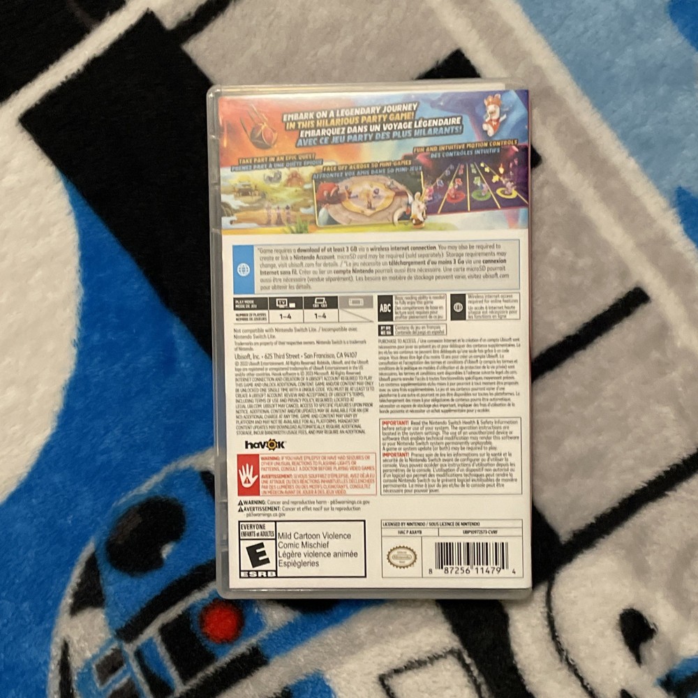 Rabbids: Party of Legends- Case And Code Only [Nintendo Switch]