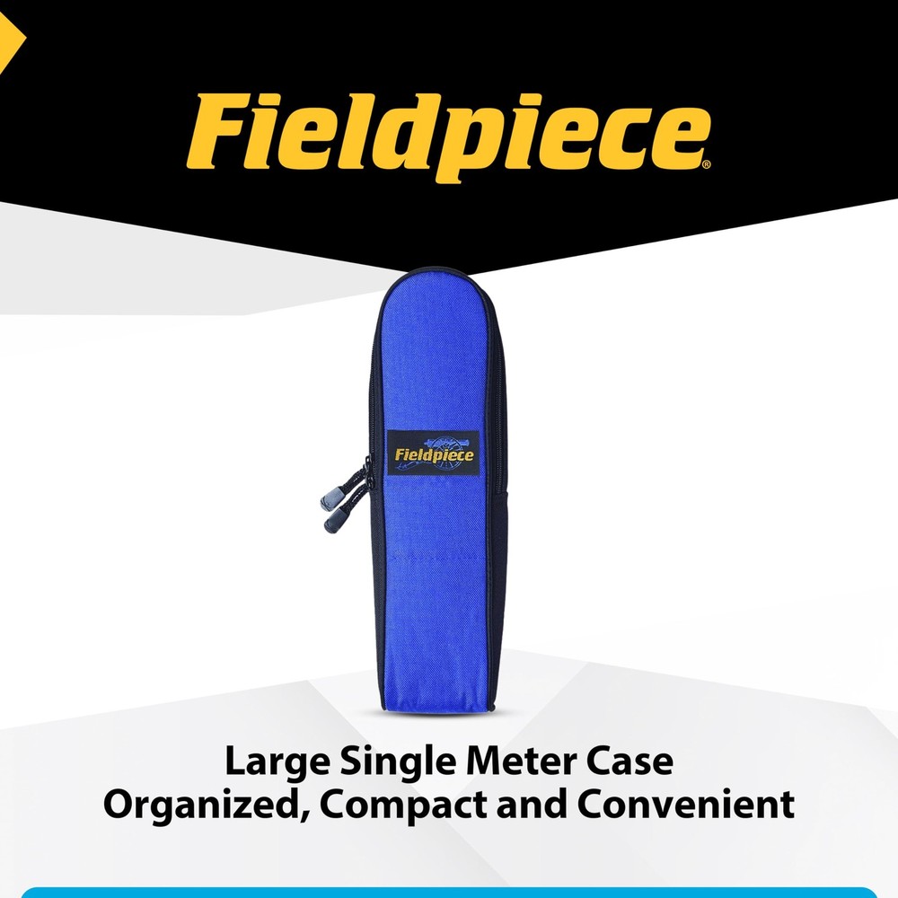 Fieldpiece ANC7 Large Single Meter Case – Padded HVAC Clamp with...