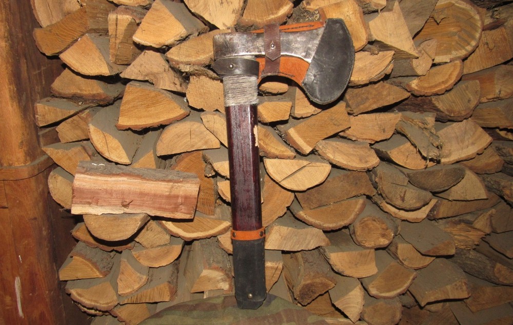 Old Original Cossack Battle Ax , 16th-17th century + case