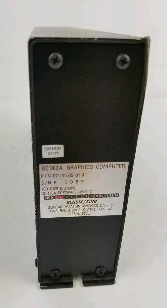 Bendix King GC 362A Graphics Computer P/N: 071-01505-0101