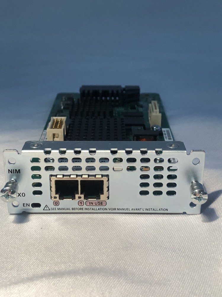 Cisco NIM-2FXO 2-Port FXO Network Interface Module For ISR4431
