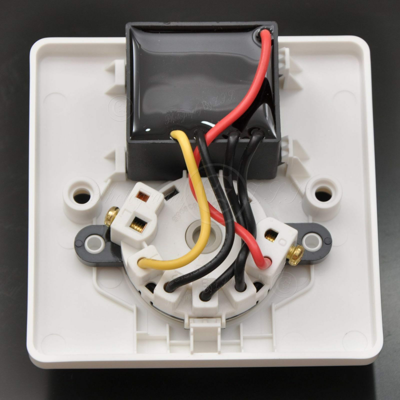 Upgraded 5Gear Capacitive Vintage Ceiling Fan Speed Controller Wall Mount Switch