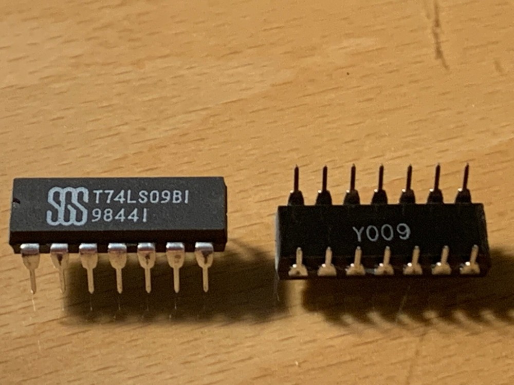 T74LS09B1 - SGS Thomson Semiconductor IC- quad 2-input AND gate, DIP-14