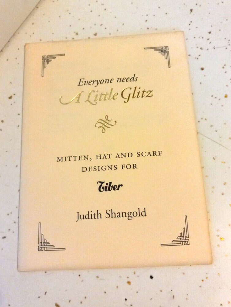 Knitting Pattern Judith Shangold Design Mitten Hat Scarf Tiber A Little Glitz