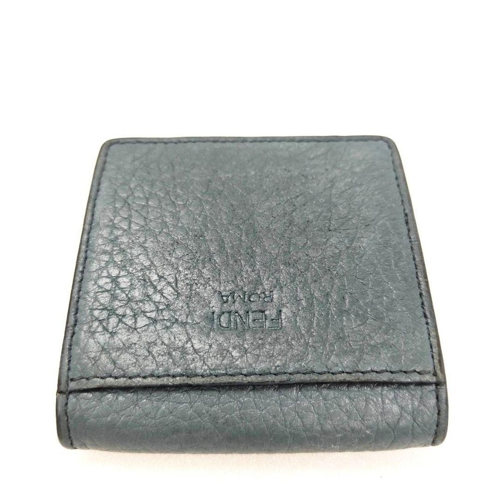 FENDI Peekaboo Coin Case Gray