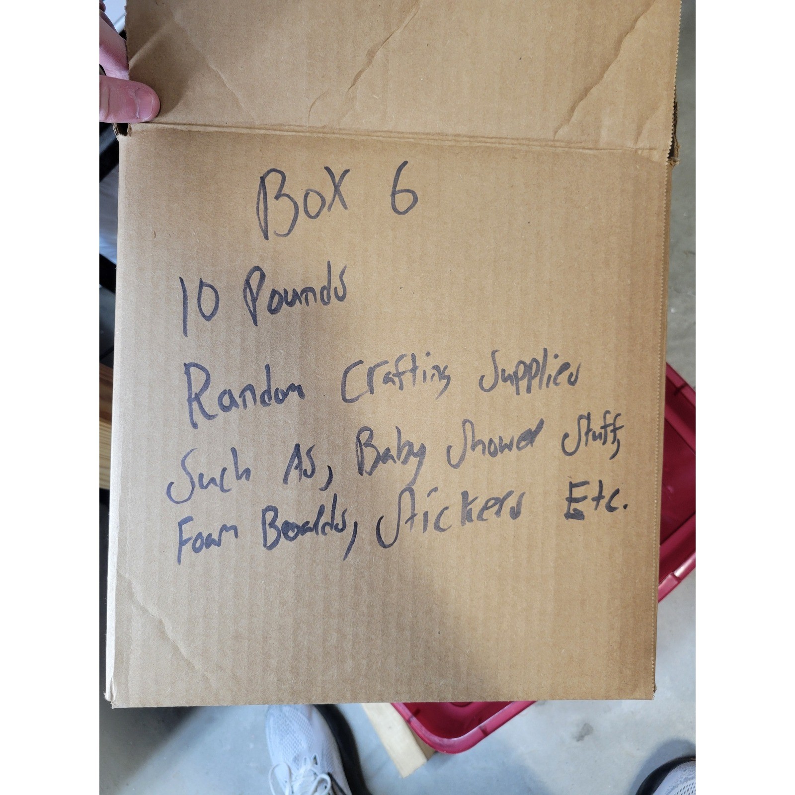 10lbs Craft Supply Bundle Mixed Lot Embellishments Stickers Fabric Tape Beads