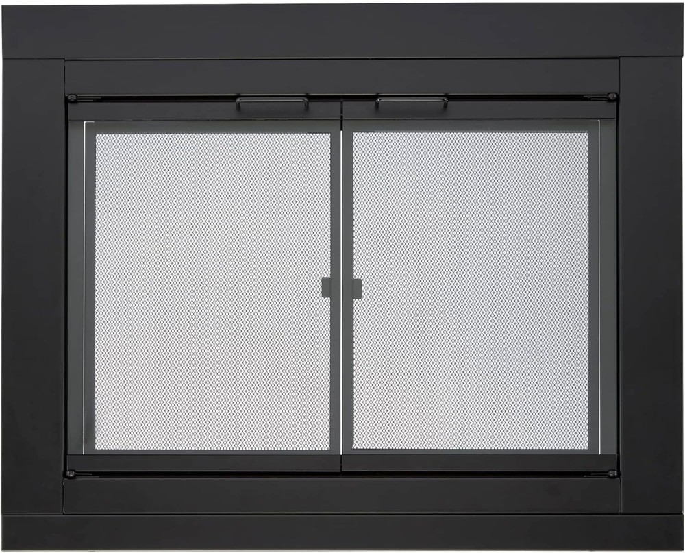 Harland Fireplace Glass Doors with Screen, Small - Model# HLFD-SM