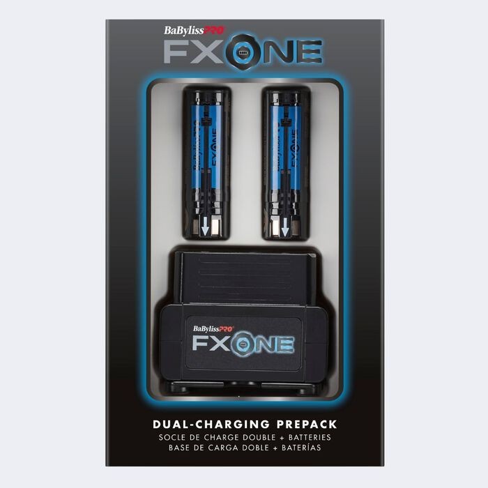 NEW BaByliss PRO Matte Black FXONE Professional Clipper & Trimmer & Dual Battery
