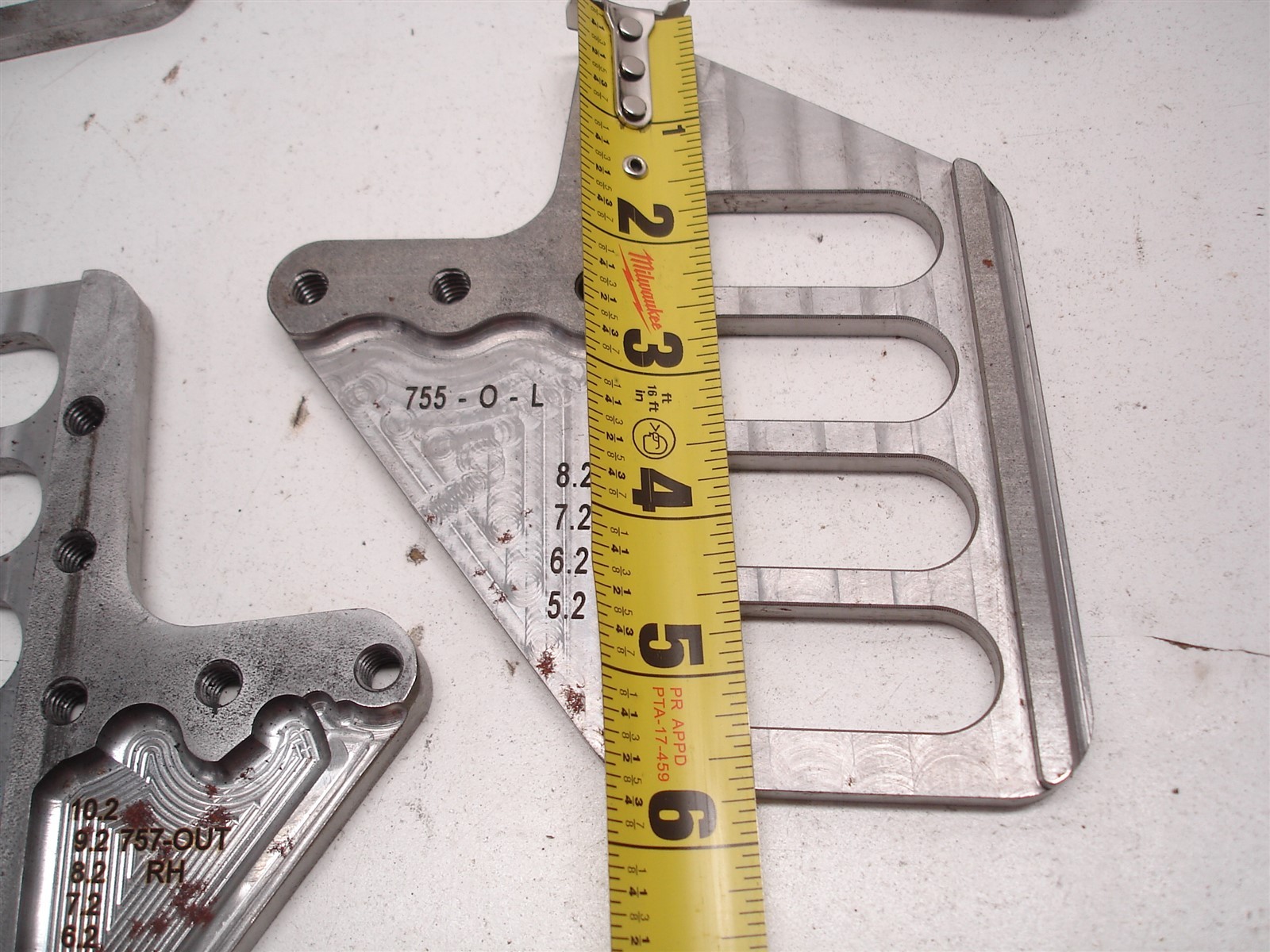 22 NASCAR LOWER CONTROL ARM STEEL MOUNTING BRACKETS / PLATES FOR ECCENTRIC SLUGS