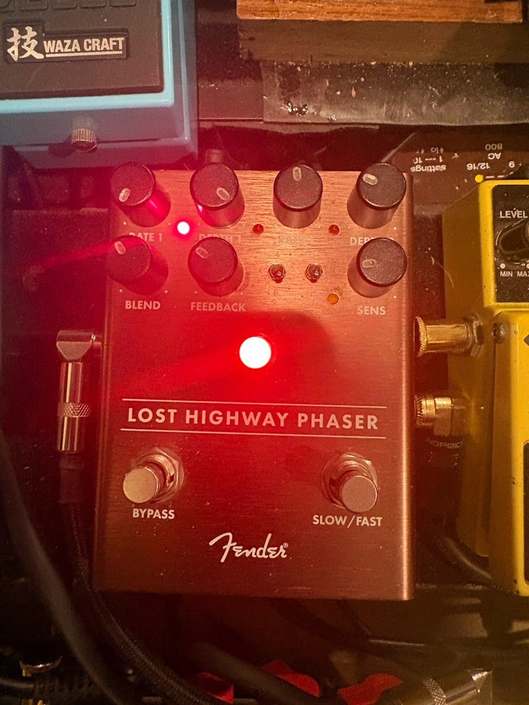 Fender Lost Highway Phaser Phase Shifter Guitar Effect Pedal