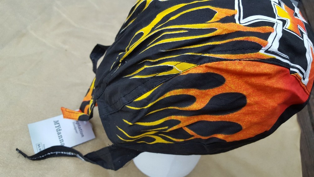 BIKER Motorcycle HEAD WRAPS SKULL CAP DOO RAG 6 pc RANDOM Assorted Patterns NOS