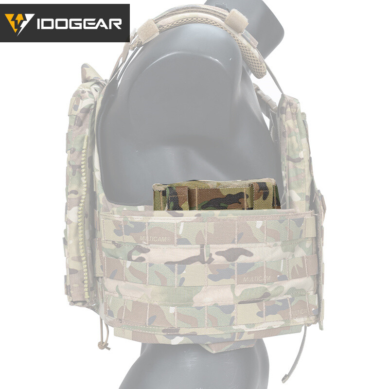 IDOGEAR Tactical Side Plate Pouch Set Plate Pocket 2PCS 6"X6" for JPC2.0 Hunting