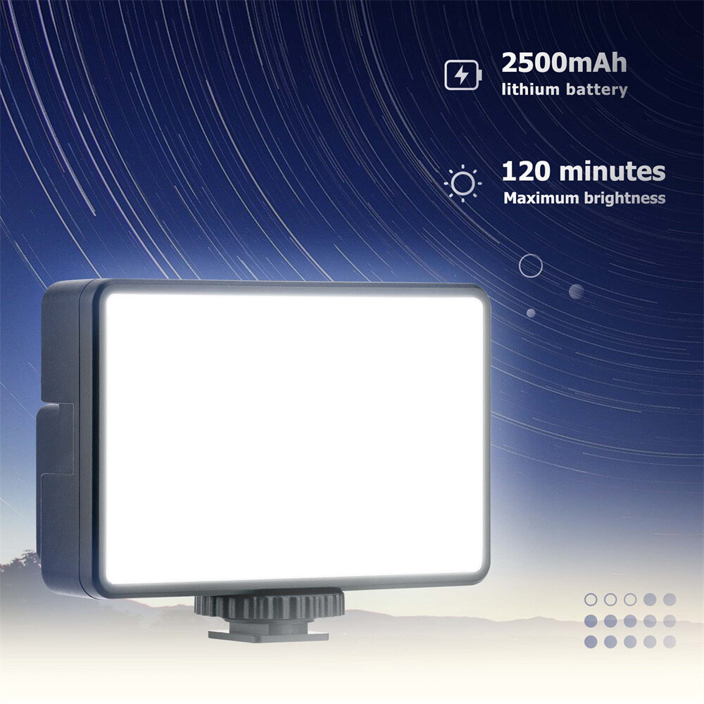 Phone Vlogging Kit Video Camera Rig Stabilizer Cage +LED Light/Microphone/Tripod