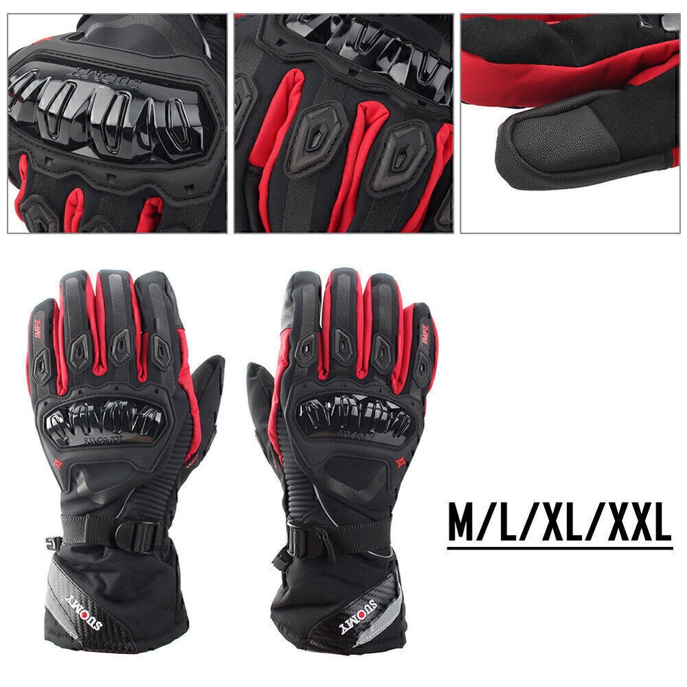 Motor Rider Protective Gloves Touch Screen Winter Windproof Warm Waterproof