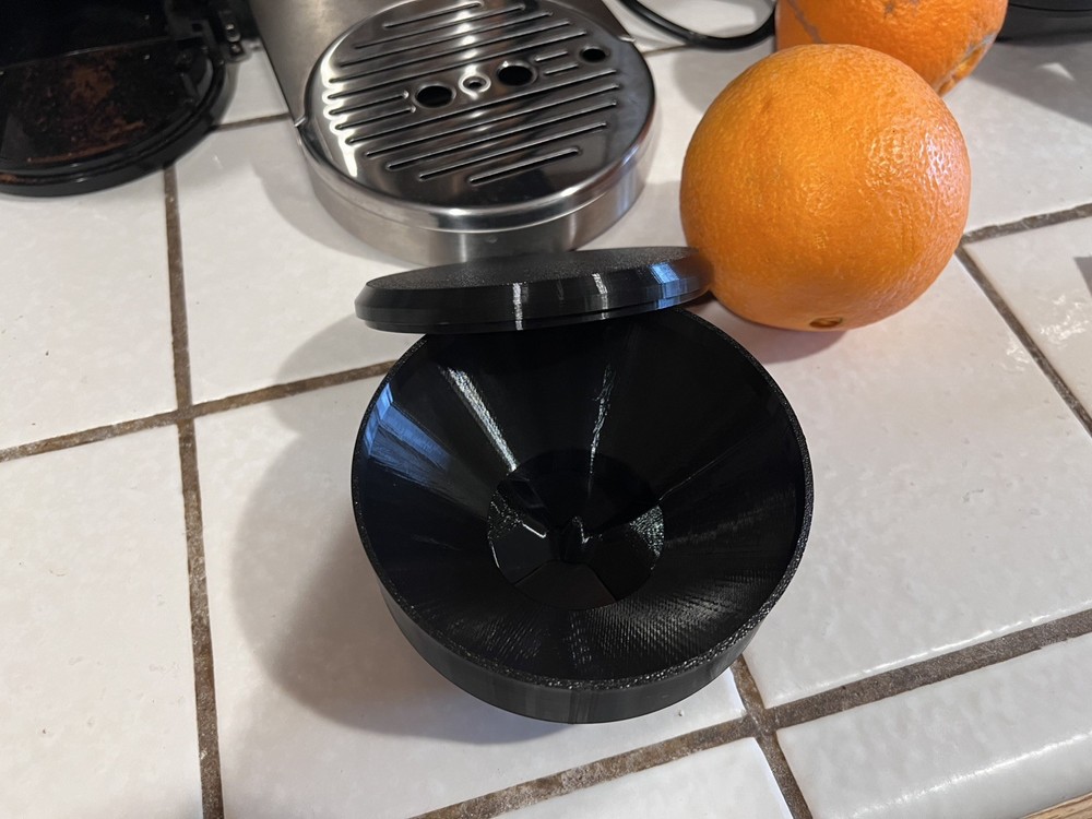 Kitchen aid Burr Grinder Custom PETG 3D Printed Hopper - READ DESCRIPTION