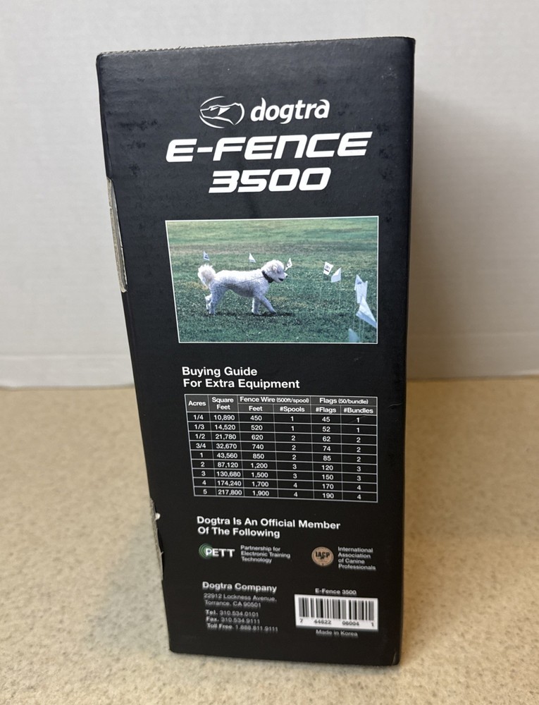 Dogtra E-Fence 3500 Rechargeable Containment System