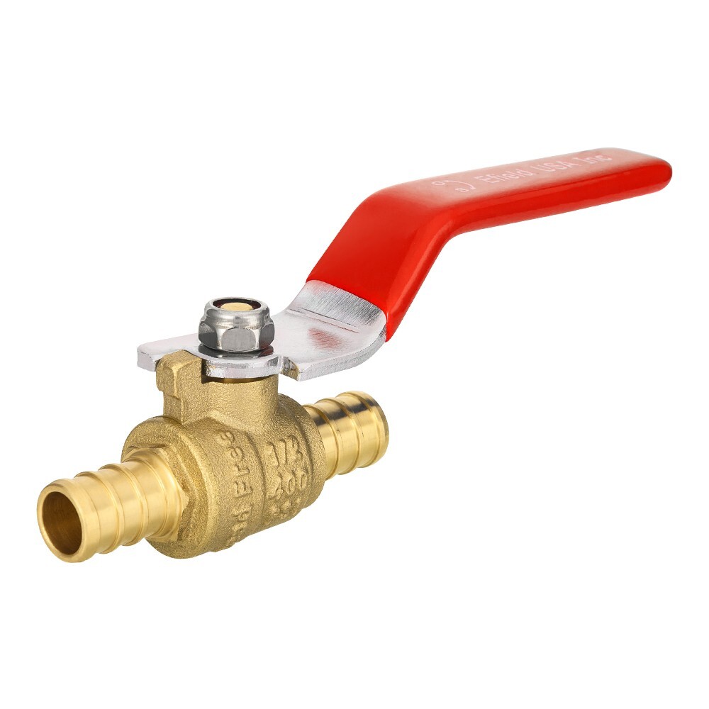 EFIELD 8 PCS 1/2" PEX FULL PORT SHUT OFF BALL VALVE HOT &COLD, NO LEAD BRASS