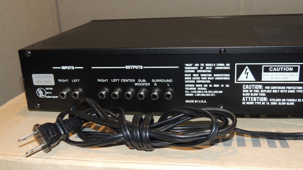 SSI Surround Sound System 3000 Stereo Surround Sound Decoder
