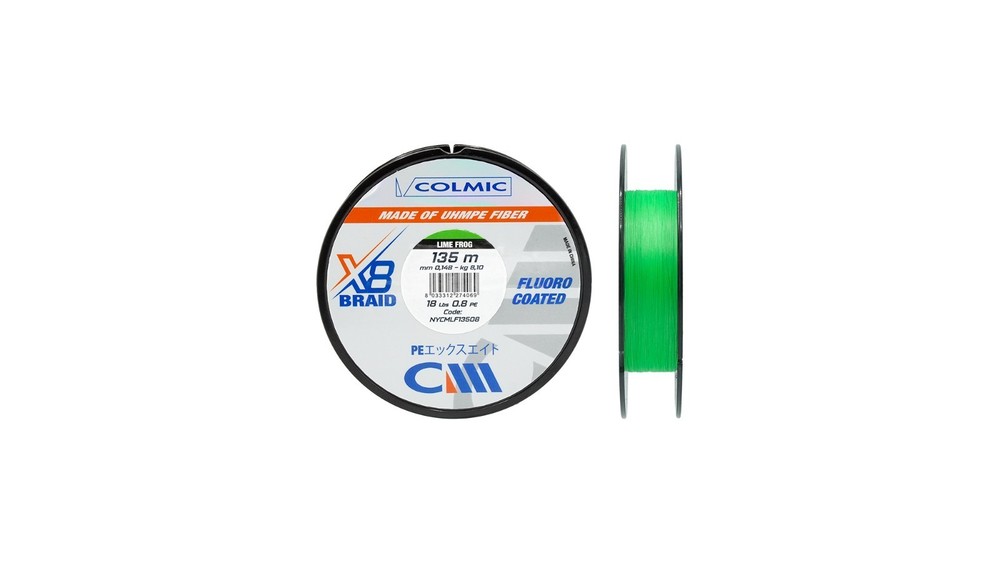 Colmic CMX-8 Fluoro Coated Braid 270mt 300mt
