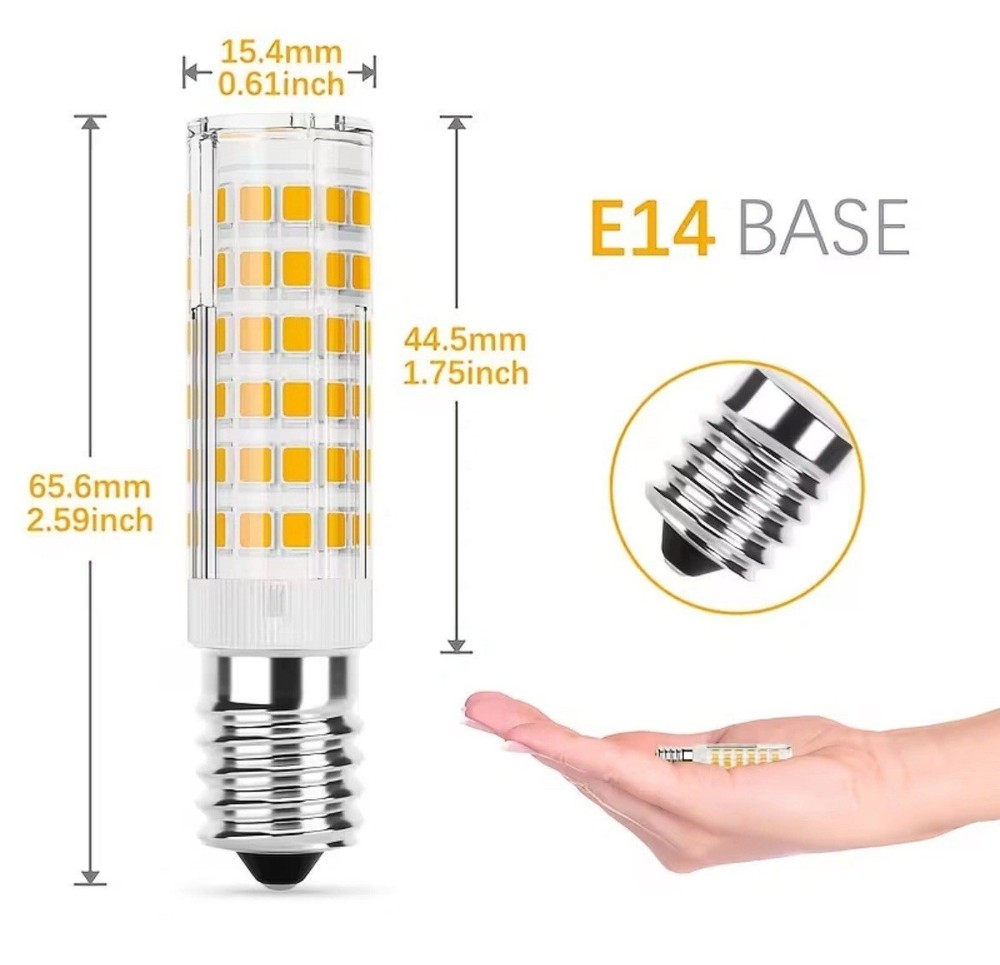 3 LED bulbs E14 220-240V 6000K cold light 3W