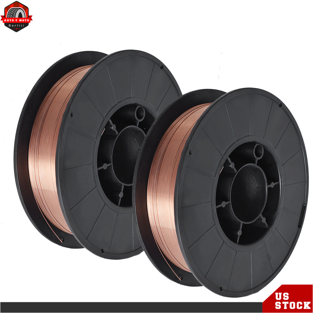 11-lb Roll 2Pack ER70S-6 .030" (0.8mm) Mild Steel MIG Welding Wire