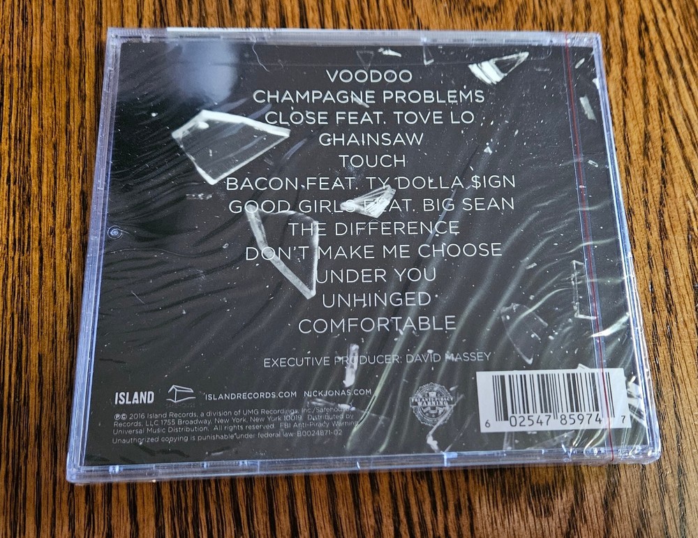 Nick Jonas Signed Last Year Was Complicated CD