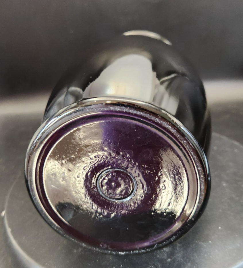 Black Amythest Vase 9" X 5"