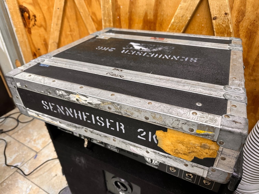Omega 1U Single Space Wireless Microphone Rack Case #2