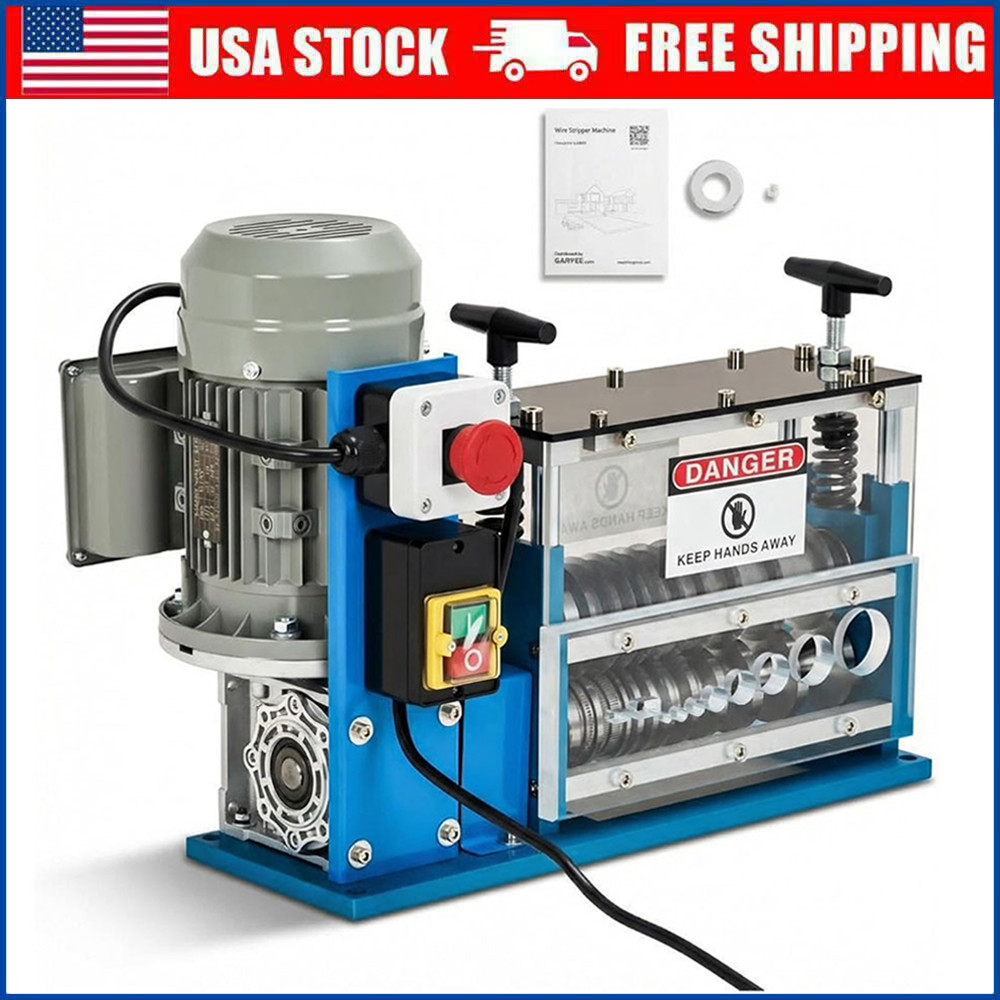 370W Automatic Electric Wire Stripping Machine for Copper Cable – 10 Channels