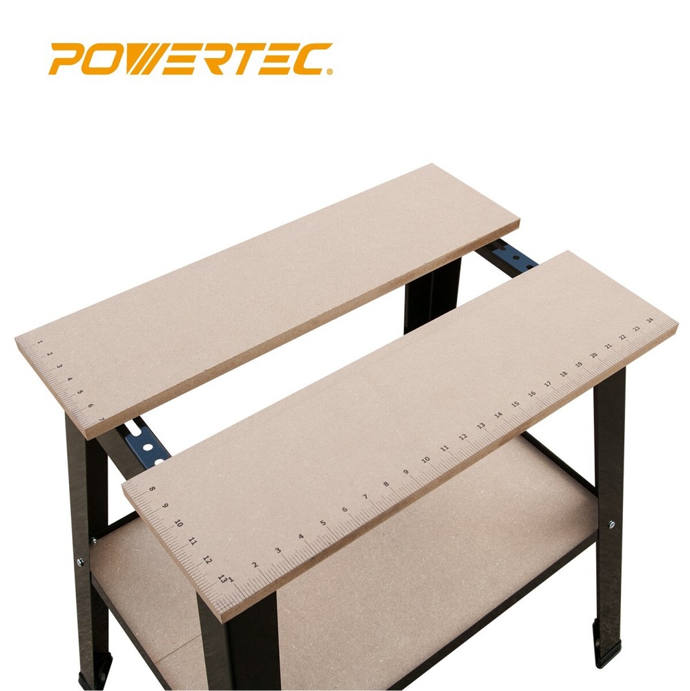 POWERTEC UT1002 Universal Tool Stand with Split MDF Top