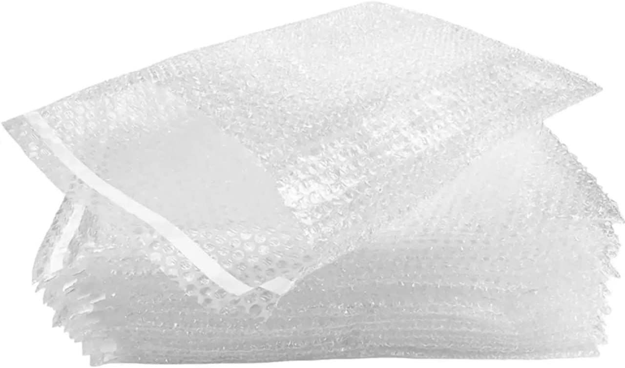 650 - 6x8.5 Bubble Out Pouches Bags Wrap Cushioning Self Seal Clear 6" x 8.5"