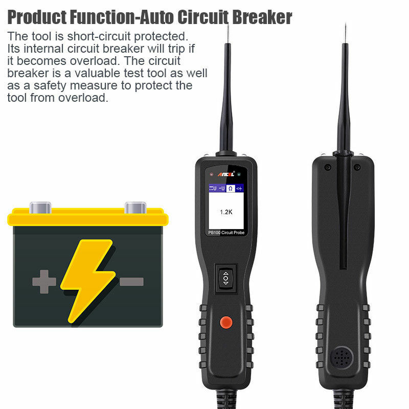 Ancel PB100 Circuit Tester Power Circuit Probe Kit Electrical System Diagnostic