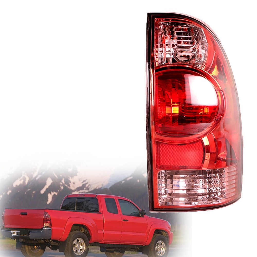 Tail Light Outer Passenger Side Clear Lens Assembly for 2005-2015 Tacoma