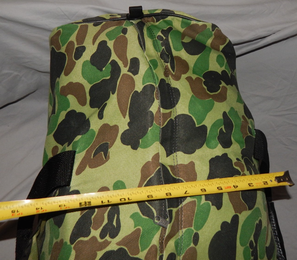 Large Camo Duffel Bag