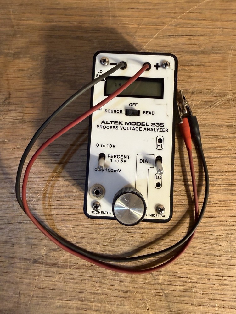 Altek Model 235 Process Voltage Anaylzer UNTESTED