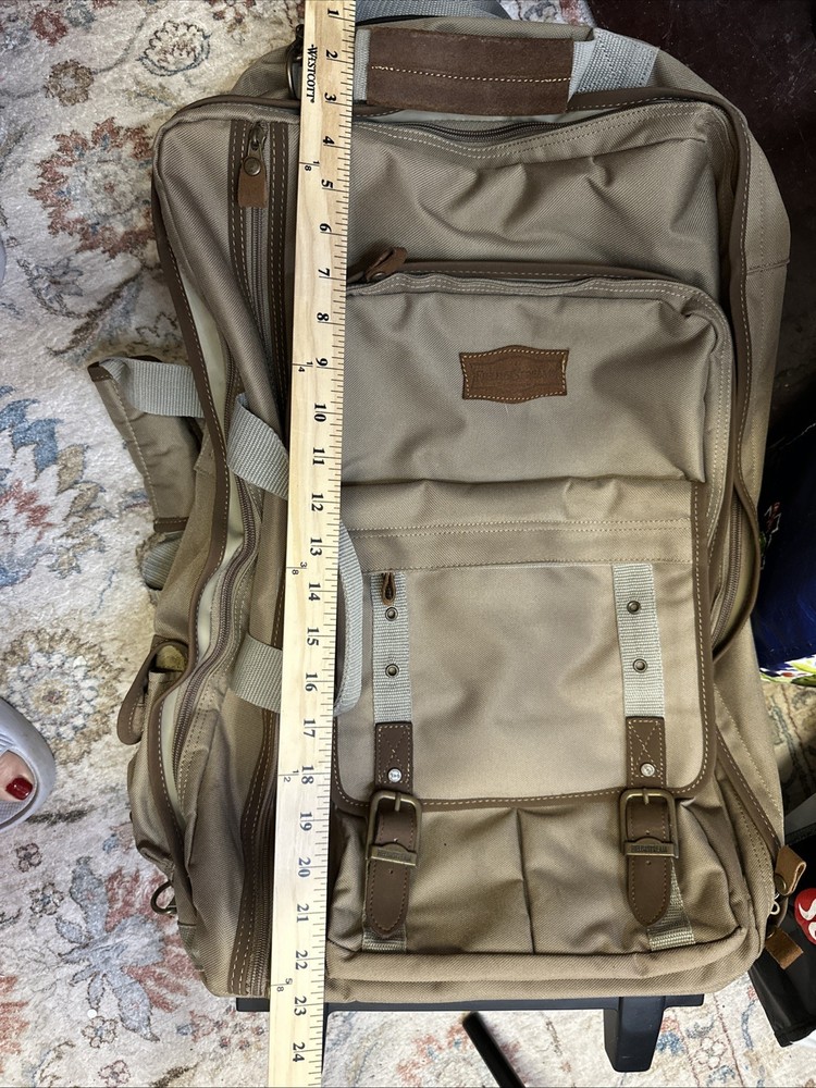 Field And Stream Roller Backpack Many Pockets & Compartments 13” X 25”