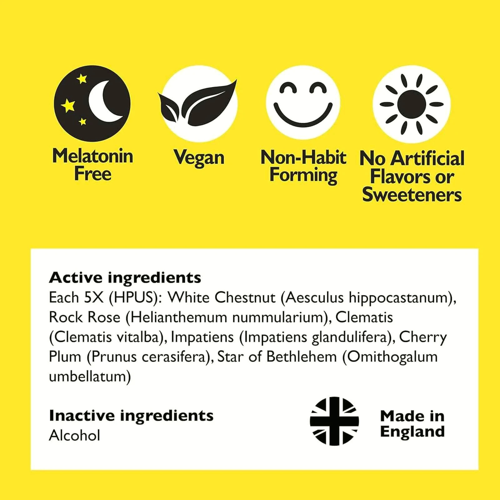 Bach RESCUE SLEEP Spray Natural Sleep Aid 0.7 fl oz 20mL PACK OF 2