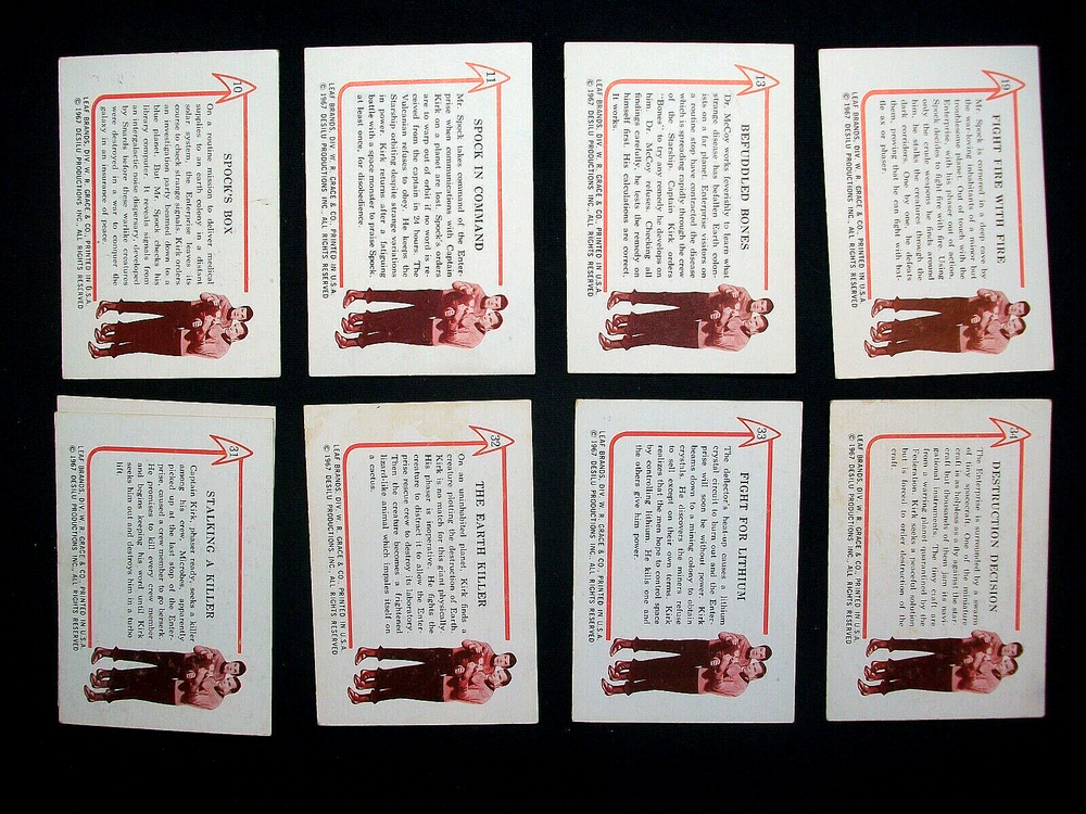 1967 Leaf STAR TREK cards QUANTITY U PICK READ DESCRIPTION FOR LIST