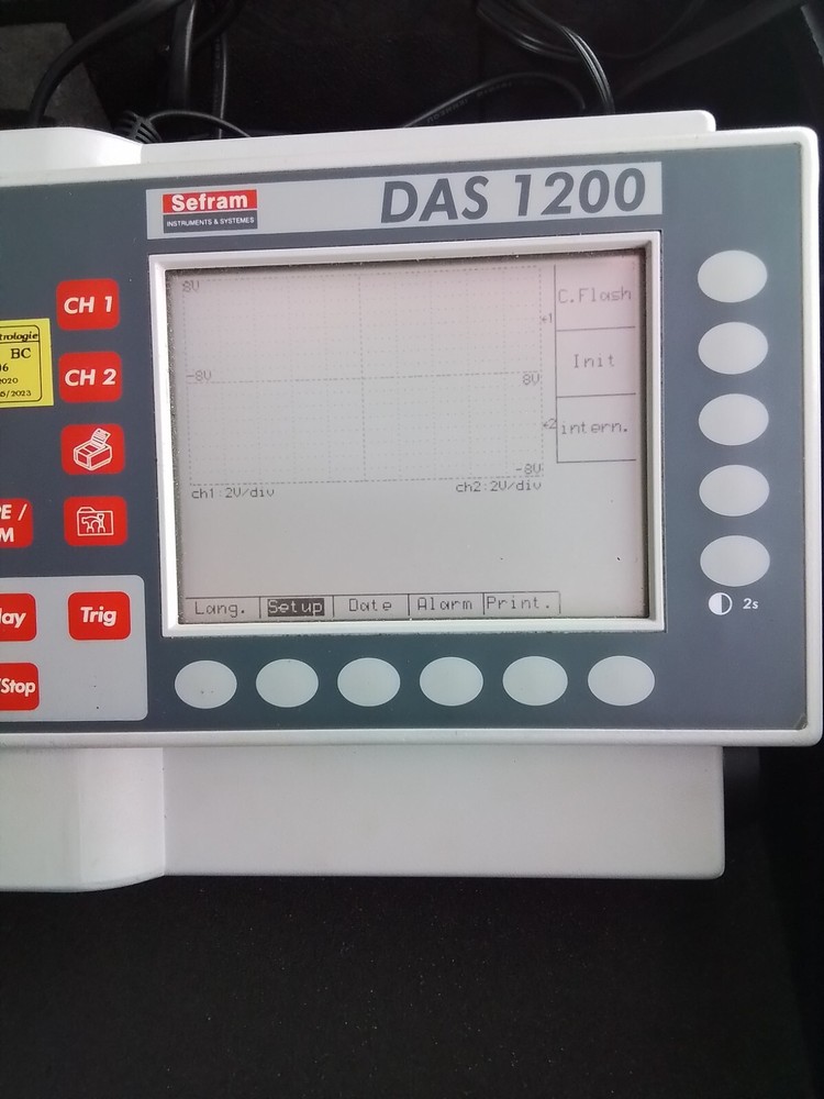 SEFRAM DAS1200 data logger scope and multimeter