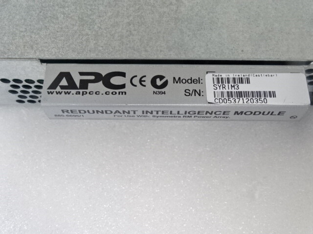 APC Redundant Intelligence Module Model: SYR1M3