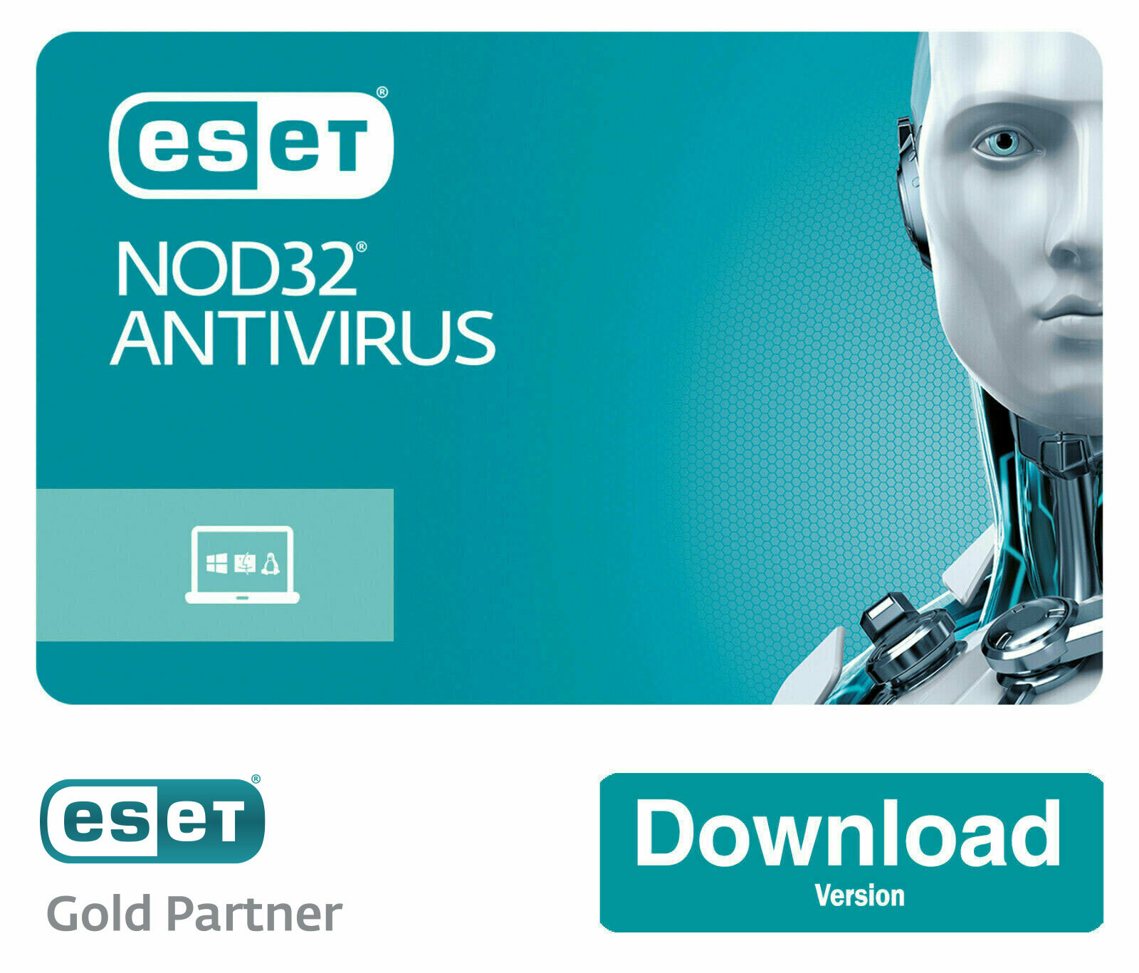 ESET NOD32 Antivirus 2025 | ESD | Authorized. ESET Dealer | Variant Items