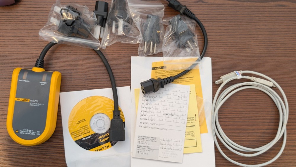 Fluke Voltage Quality Recorder - Mint - Accessories Included